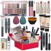 All in One Makeup Kit for Women Full Kit Includes 20 Colors Eyeshadow Palette Foundation & Face Primer Makeup Brush Makeup Sponge Eyebrow Soap Winged Eyeliner Stamp Gift Set for Women Girls & Teen (20 Eyeshadow Set)