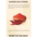 Kashmiri Chilli Powder 100g - Vegan, Gluten-Free, 100% Natural | Authentic Red Chili Powder for Cooking | No Additives | Resealable Zip Lock Pouch - Buy Online on GoSupps.com