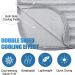 Ailemei Cooling Blanket for Hot Sleepers - Twin Size 60x90 Grey Stripe - Lightweight Breathable Summer Blanket to Transfer Heat and Keep Body Cool - Ideal for Night Sweats - Buy Online on GoSupps.com