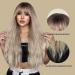 Shop Testar 28 Inch Ombre Blonde Wig - Natural Curly Wavy Hair for Everyday Halloween Party & Cosplay - Buy Online on GoSupps.com