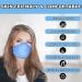 4 Layer Reusable Cloth Face Mask with Nose Wire - Anti-Fogging, Breathable & Adjustable - Multicolor-1 - Buy Online on GoSupps.com