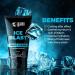 BEARDO Ice Blast Cooling Facewash for Men - Refreshing Aloe Vera & Menthol | 100ml Instant Icy Freshness & Hydration - Buy Online on GoSupps.com