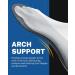 Walkhero Orthotic Insoles for Plantar Fasciitis Relief - High Arch Support Gray Men s 10-10.5 & Women s 12-12.5 - Buy Online on GoSupps.com