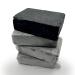 Luxury 3-in-1 Charcoal Detox Soap Bar for Men - Handmade Face Body & Hair Wash with Travel Tin - Black - Buy Online on GoSupps.com