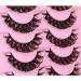 Sky High 3D Volume D Curl False Eyelashes - 10 Pairs Pack | Russian Strip Lashes 15mm Crisscross Fluffy Extension | Faux Mink - Buy Online on GoSupps.com