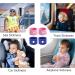Motion Sickness Relief Wristbands - 2 Pairs for Travel by Sea, Car, Airplanes | Natural Anti Nausea Bands (Pink and Blue) - Buy Online on GoSupps.com