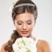 Rhinestone Wedding Headband Set - Crystal Flower Girl Crown Tiara for Bride & Bridesmaids - Faux Pearl Headdress for Wedding Party - Buy Online on GoSupps.com