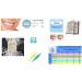 Buy IVORIE Dental Orthodontic Rubber Bands for Braces - 100pcs 5/16" Medium & Light Elastics for Teeth Gaps - Buy Online on GoSupps.com
