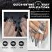 8 Colors Dip Powder Nail Set - Classic Black White & Gray Collection | DIY Glitter Pastel Nail Kit for Women | No Nail Lamp Required - Buy Online on GoSupps.com