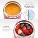 Reer Stainless Steel Warming Box for Baby Food - 300ml Berry Red | Anti-Slip Base | International Shipping - Buy Online on GoSupps.com