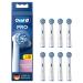 Oral-B Pro sensitive clean plug brushes for electrical toothbrush 8 pieces gentle tooth cleaning innovative x-shaped bristles original oral B toothbrush attachment made in Germany