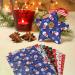 Supvox Christmas Cotton Fabric Squares 10Pcs - DIY Quilting & Sewing Crafting - 7.8x9.8inch - Buy Online on GoSupps.com