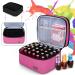LUXJA Nail Polish Carrying Case - Pink | Holds 20 Bottles (15ml) | Portable Organizer Bag for Manicure Set - Buy Online on GoSupps.com