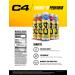 C4 Energy Non-Carbonated Zero Sugar Pre Workout Drink with Beta Alanine, Fruit Punch 12 Fl Oz (Pack of 12) - Buy Online on GoSupps.com