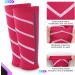 Junely Calf Compression Sleeves - 3 Pairs for Men & Women | Support for Running Shin Splints & Varicose Veins | Pain Relief in Stylish Striped Colors - Buy Online on GoSupps.com