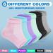 6 Pairs Moisturizing Heel Socks - Cracked Heel Treatment & Foot Care Gel Socks - Softens & Hydrates Dry Feet - Assorted Colors - Buy Online on GoSupps.com