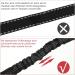 Adjustable Dog Car Headrest Safety Harness | Elastic Dog Seat Belt for Small & Medium Dogs - Black - Buy Online on GoSupps.com