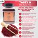 100% Pure Sumac Powder - 7 oz Double Lids Jar | Non-GMO, No Salt | Middle Eastern Spices - Buy Online on GoSupps.com