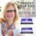 Buy Kokobin 3-Pack Ladies Reading Glasses - Anti-Blue Light Square Readers for Men & Women | 3.5 Diopters - Buy Online on GoSupps.com
