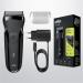 Braun Series 3 Electric Shaver For Men with Precision Trimmer - UK 2 Pin Plug - Black Razor - Buy Online on GoSupps.com