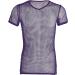 Nikiikoo Men's Purple Fishnet Mesh Short Sleeve T-Shirt - X-Large | Gym Clubwear - Buy Online on GoSupps.com