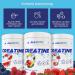 All-Nutrition Creatine Muscle Max - 500g Sugar-Free Creatine Monohydrate with Taurine for Enhanced Performance & Muscle Growth - Strawberry Flavor - Buy Online on GoSupps.com
