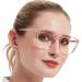 MARE AZZURO Large Bling Reading Glasses Women Trendy Round Readers 0 1.0 1.25 1.5 1.75 2.0 2.25 2.5 2.75 3.0 3.5 4.0 5.0 6.0 Pink 1.75 x