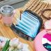 Stylish Women's Napkin Storage Bag - Owl on the Moon | Portable Menstrual Cup & Binding Pad Pouch | Perfect for First Period & Travel - Buy Online on GoSupps.com