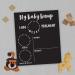 Pregnancy Milestone Chalkboard Sign | Baby Bump Timeline Photo Prop - Buy Online on GoSupps.com