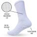 Diamond Star Anti Skid Non Slip Gripper Socks 6 Pack Grey - Size 10-13 - Diabetic & Hospital Crew Socks for Men and Women - Buy Online on GoSupps.com