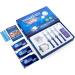 10-in-1 Teeth Whitening Kit with LED Light | Color Corrector Gel Tubes & Strips - Ultimate Smile Upgrade - Buy Online on GoSupps.com