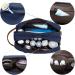 WANDF Small Nylon Toiletry Bag Dopp Kit Shaving Kit Lightweight for Men and Women - Blue - Buy Online on GoSupps.com