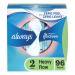 Always Infinity Feminine Pads for Women, Size 2 Heavy Flow Absorbency,Multipack, with Flexfoam, with Wings, Unscented, 32 Count X 3 Packs (96 Count Total) 32 Count (Pack of 3)
