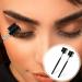 2Pcs Eyebrow Brush & Eyelash Comb Set - Ultimate Tool for Mascara Clumps Brow Grooming & Lash Separation - Black Eyebrow Makeup Brushes - Buy Online on GoSupps.com