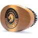 Vegan Beard Brush for Men - Synthetic Bristle, Natural Beech Wood Handle - Cruelty-Free - Buy Online on GoSupps.com