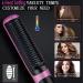 Ceramic Hair Straightening Brush | Fast Heating, 6 Temp Settings, Anti-Scald Design | Ideal for Home, Travel & Salon Use | Black Purple - Buy Online on GoSupps.com