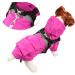 Shop Waterproof Dog Cloak & Coat for Small/Medium Dogs - Windproof Jacket with Dish Ring - Fuchsie & Fox - Buy Online on GoSupps.com