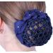 Shop QHP Hair Bow Flower Hair Net - Elastic Universal Size Rhinestones in Various Colors - Perfect for Stylish Updos - Buy Online on GoSupps.com