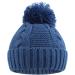 XIAOHAWANG Winter Knit Hat for Baby Boys and Girls | Pompom Cap 0-3 Years | Black+Blue - Buy Online on GoSupps.com