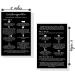 Scalp Micropigmentation Aftercare Instruction Card - Pack of 30 - 4x6 Inches Postcard - Black & White Design - Buy Online on GoSupps.com