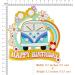 Groovy Camper Van Cake Topper Groovy Birthday Cake Decor Retro Hippie Bus Theme Party Supplies 60s 70s Retro theme Birthday Cake D cor for Girls - Buy Online on GoSupps.com
