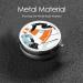 Portable Ice Hockey Pattern Mini Round Pill Box | 3 Compartment Organizer for Travel Home & Office - Buy Online on GoSupps.com