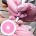 ANCIRS 80pcs Pink Nail Drill Bit Dust Protector Caps - Silicone Dust Collector Stopper Cover for Cuticle Protection - Buy Online on GoSupps.com