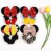 8 Pack Mouse Ear Hair Scrunchies - Velvet Mickey Hair Bows for Women and Girls - Buy Online on GoSupps.com