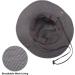 Obling Sun Hat UPF 50 Wide Brim Bucket Hat Safari Boonie Hat - B-grey - Buy Online on GoSupps.com
