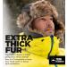 Winter Trapper Hat - Russian Ushanka Trooper Aviator Hat for Men & Women - Black Snow Eskimo Hat with Ear Flaps - Buy Online on GoSupps.com