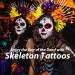 Day of the Dead Sugar Skull Face Tattoos - 10 Sheets Halloween Temporary Makeup for Women/Men/Adults - Dia De Los Muertos Party Costume Stickers - Buy Online on GoSupps.com