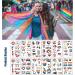 Pride Temporary Tattoos 20 Sheets 160PCS LGBT Gay Lesbian Waterproof Rainbow Pride Tattoos Stickers Decoration for Pride Parades Party Supplies - Buy Online on GoSupps.com