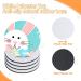 4 Inch Round Sublimation Blank Coasters - Set of 16 Circle Rubber Cup Mats for Heat Transfer Press - Buy Online on GoSupps.com