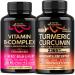 Vitamin B Complex & Turmeric Curcumin Capsules